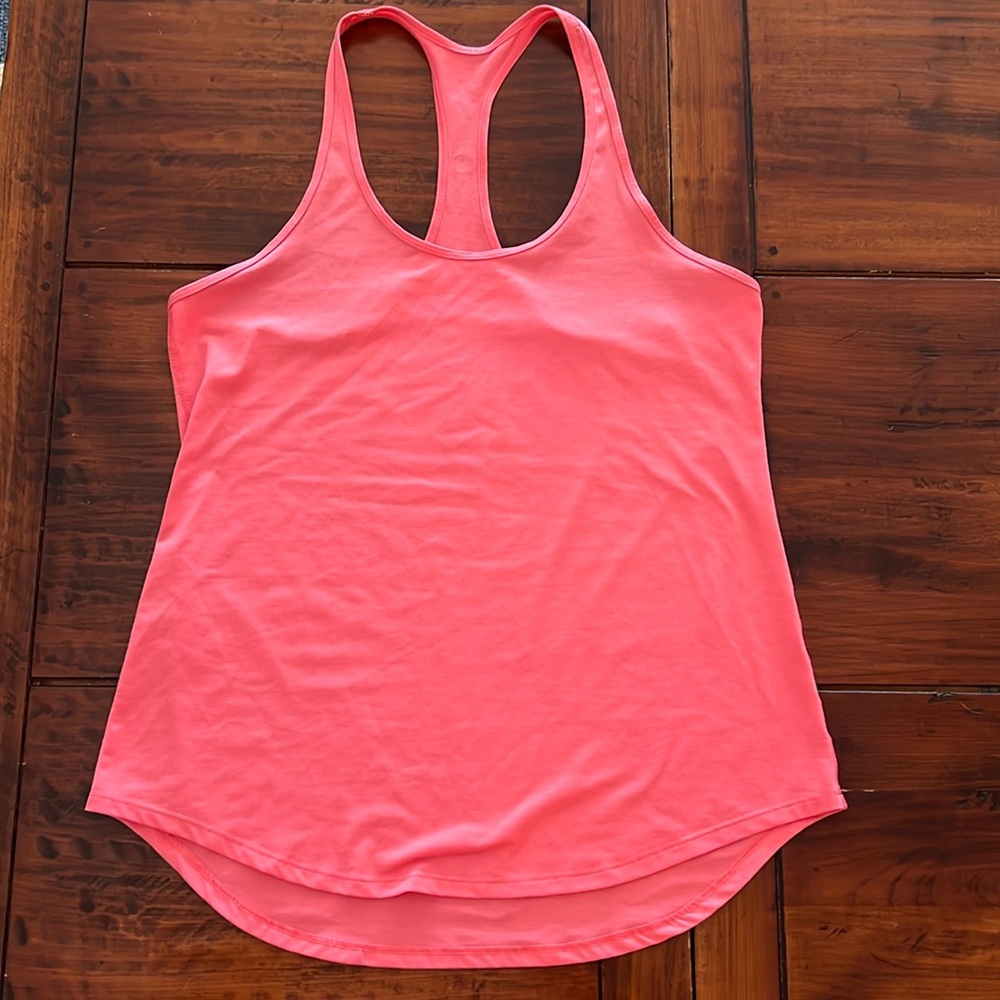 Pink Lululemon Racerback Tank Top Size 6